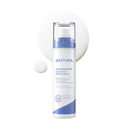 AESTURA Atobarrier 365 Cream Mist in a 120ml spray bottle for instant hydration and barrier care.