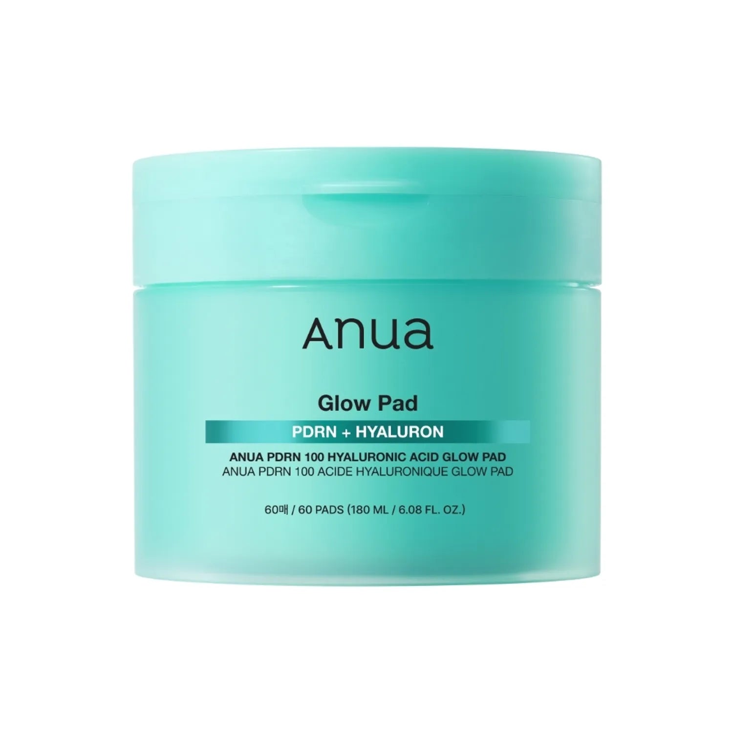 Anua PDRN 100 Hyaluronic Acid Glow Pad – jumbo K-beauty toner pad with collagen, peptides, and PDRN to hydrate, firm, and brighten the skin.