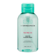 BRINGGREEN Tea Tree Cica Sensitive Cleansing Water – Korean micellar water with tea tree complex and cica for powerful yet gentle cleansing and soothing.