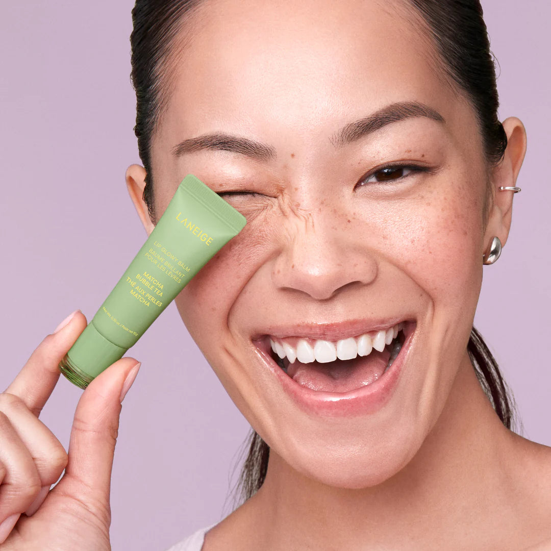 LANEIGE Lip Glowy Balm (Limited Edition) Matcha 10ml • Matcha