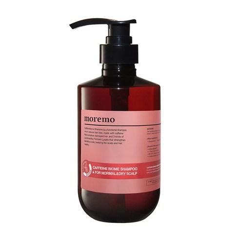 moremo Koffein-Biom-Shampoo für normale und trockene Kopfhaut, 500 ml