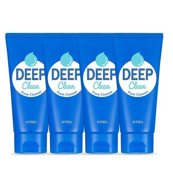A'pieu Deep Clean Foam Cleanser 130ml X 4