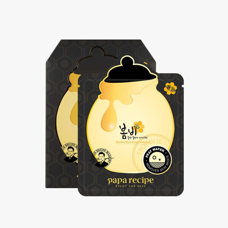 Papa Recipe Bombee Black Honey Mask Pack Set 25 g x 10 Stück
