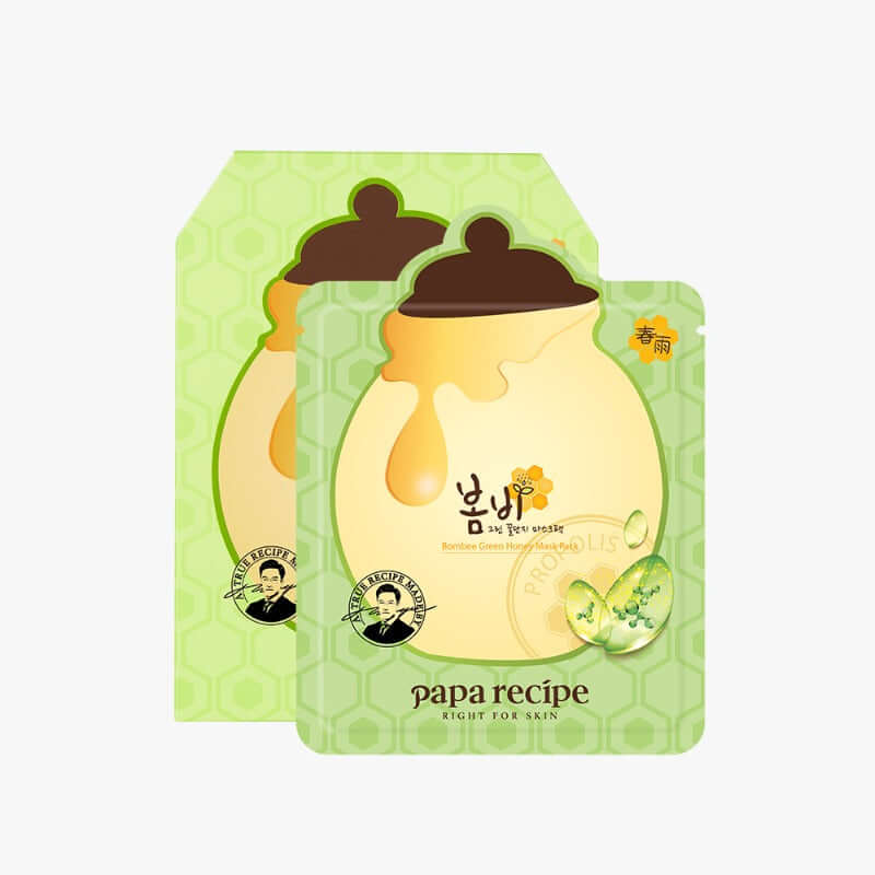 Papa Recipe Bombee Green Honey Mask Pack Set 25 g x 10 Stück