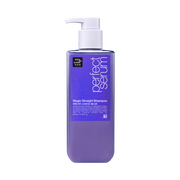 Large 530ml bottle of Mise-en-scène Magic Straight Shampoo for frizz-prone, straight-styled hair