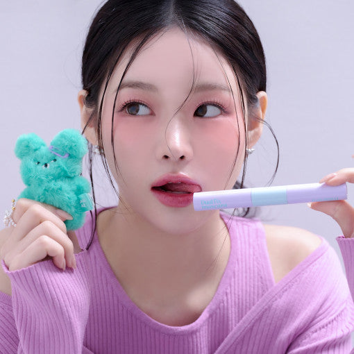 Daleaf Dual Fix Hair Mascara wand with dual brushes and clear gel,