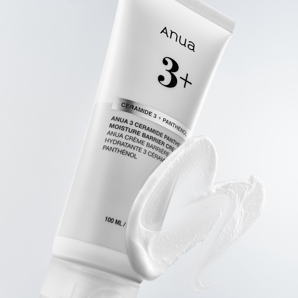 Anua 3 Ceramide Panthenol Moisture Barrier Cream – Korean skincare for deep hydration and barrier repair.