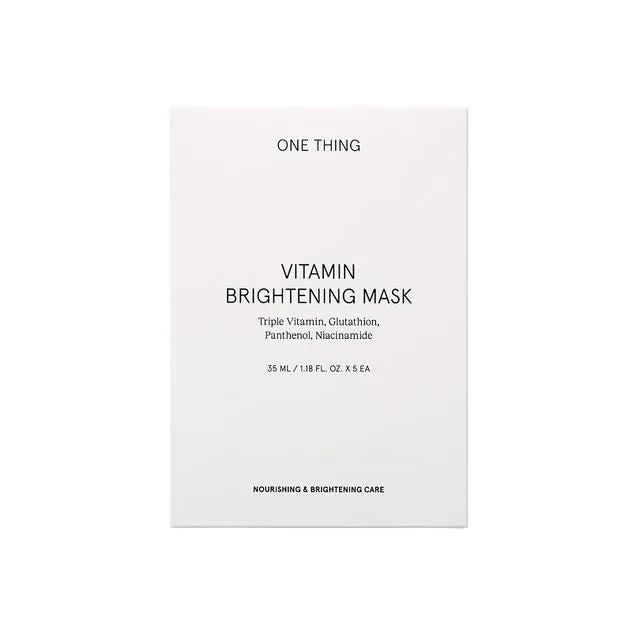 Mascarilla iluminadora con vitaminas ONE THING x 5