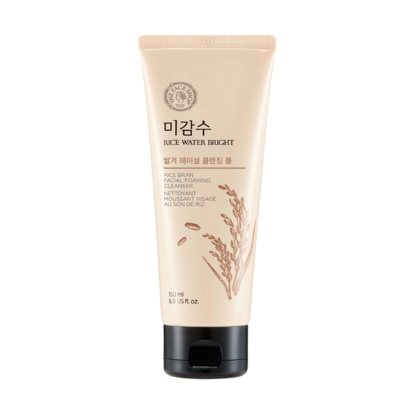 THE FACE SHOP – Rice Water Bright – Reinigungsschaum mit Reiskleie, 150 ml