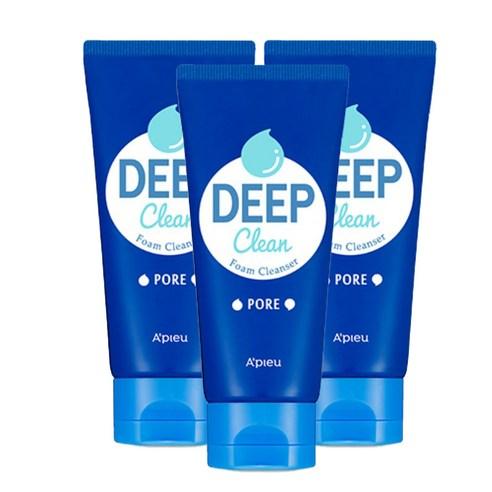 A'pieu Deep Clean Schaumreiniger – Poren 130 ml x 3