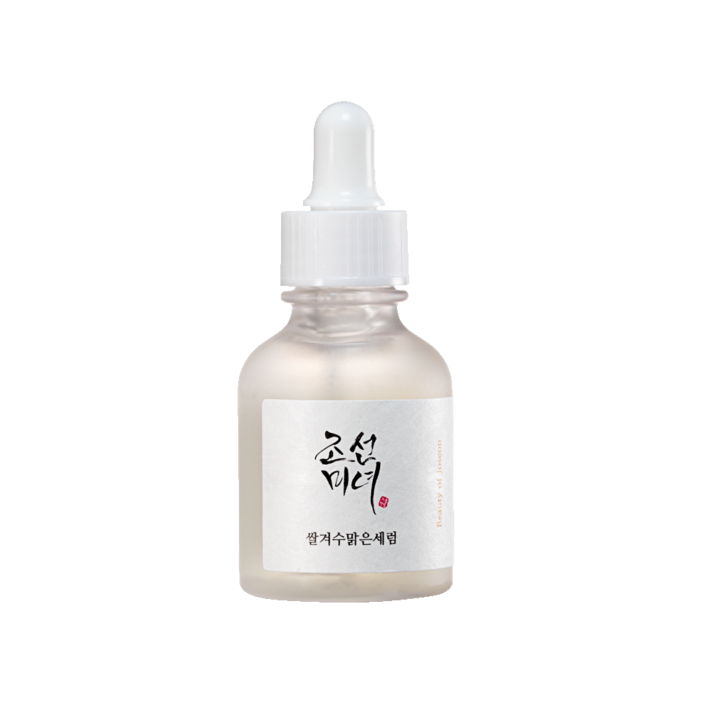 A glass dropper bottle of Beauty of Joseon Glow Deep Serum with a white label.