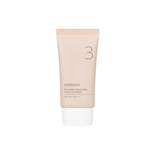 numbuzin Nr. 3 Porzellanbasis - Skip Tone Up Beige 50 ml