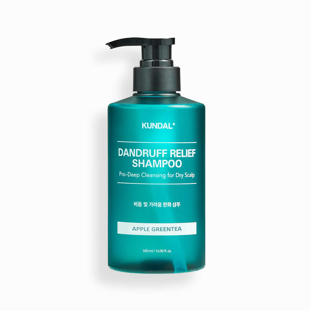 Kundal Schuppen-Linderungsshampoo, Tiefenreinigung für trockene Kopfhaut, 500 ml, Apfel-Grüntee