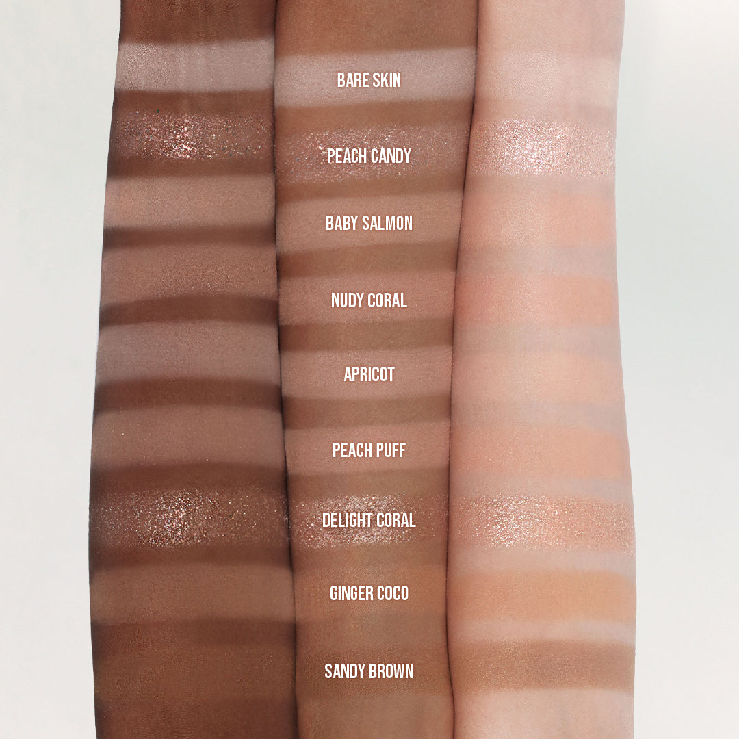 dasique Lidschattenpalette – 14 Peach Squeeze