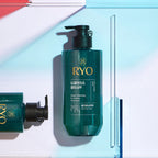 Premium Ginseng Triple Collagen Scalp Care Shampoo in sleek bottle design
