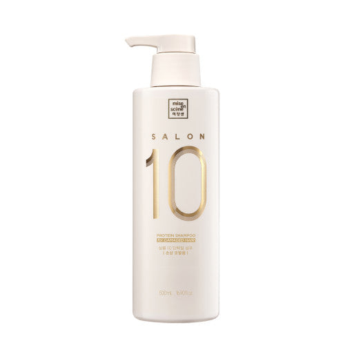 Strengthen and cleanse in one step. Salon10 Protein Shampoo repairs damaged hair with 10,000 ppm protein and soft, salon-like foam.