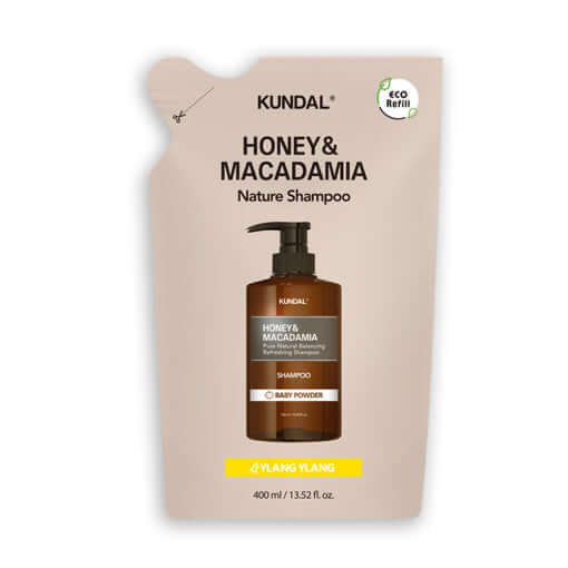 쿤달 허니 앤 마카다미아 네이처 샴푸(리필) 400ml #일랑일랑