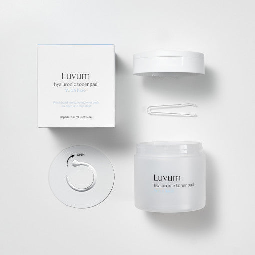 루붐 위치하젤 히알루로닉 토너 패드 130ml