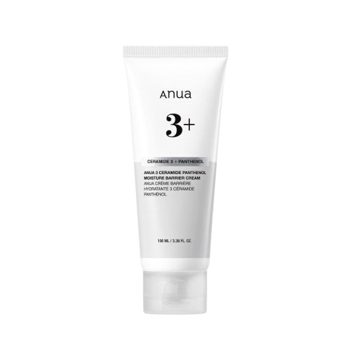 Anua 3 Ceramide Panthenol Moisture Barrier Cream – Korean skincare for deep hydration and barrier repair.