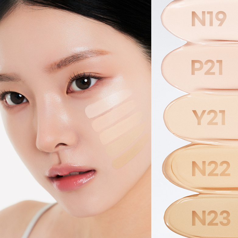 minimal MUZIGAE MANSION water cushion compact with dewy finish foundation