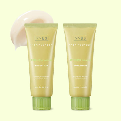 BRINGGREEN Artemisia Calming EX Barrier Cream – vegan, dermatologically tested moisturizing cream with Artemisa Cera™ for deep hydration and skin barrier repair.