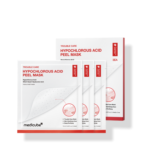 medicube Soothing exfoliating mask with hypochlorous acid